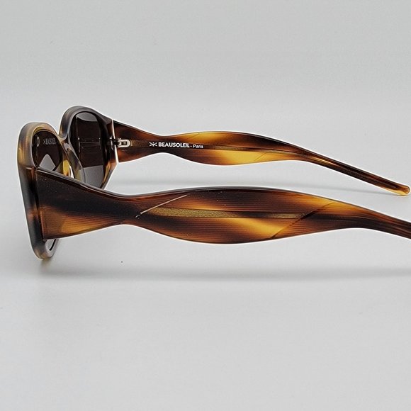Beausoleil Paris Lunettes S345-283 Tortoise Glitter Sunglasses FRAME ONLY w Case main image 7